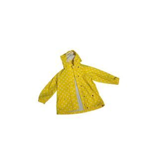 H&M Yellow Polkadot Rain Jacket Size size 2-4 years